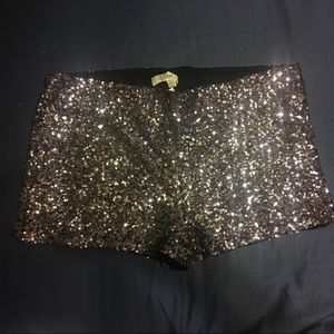 Sparkle sequin booty shorts